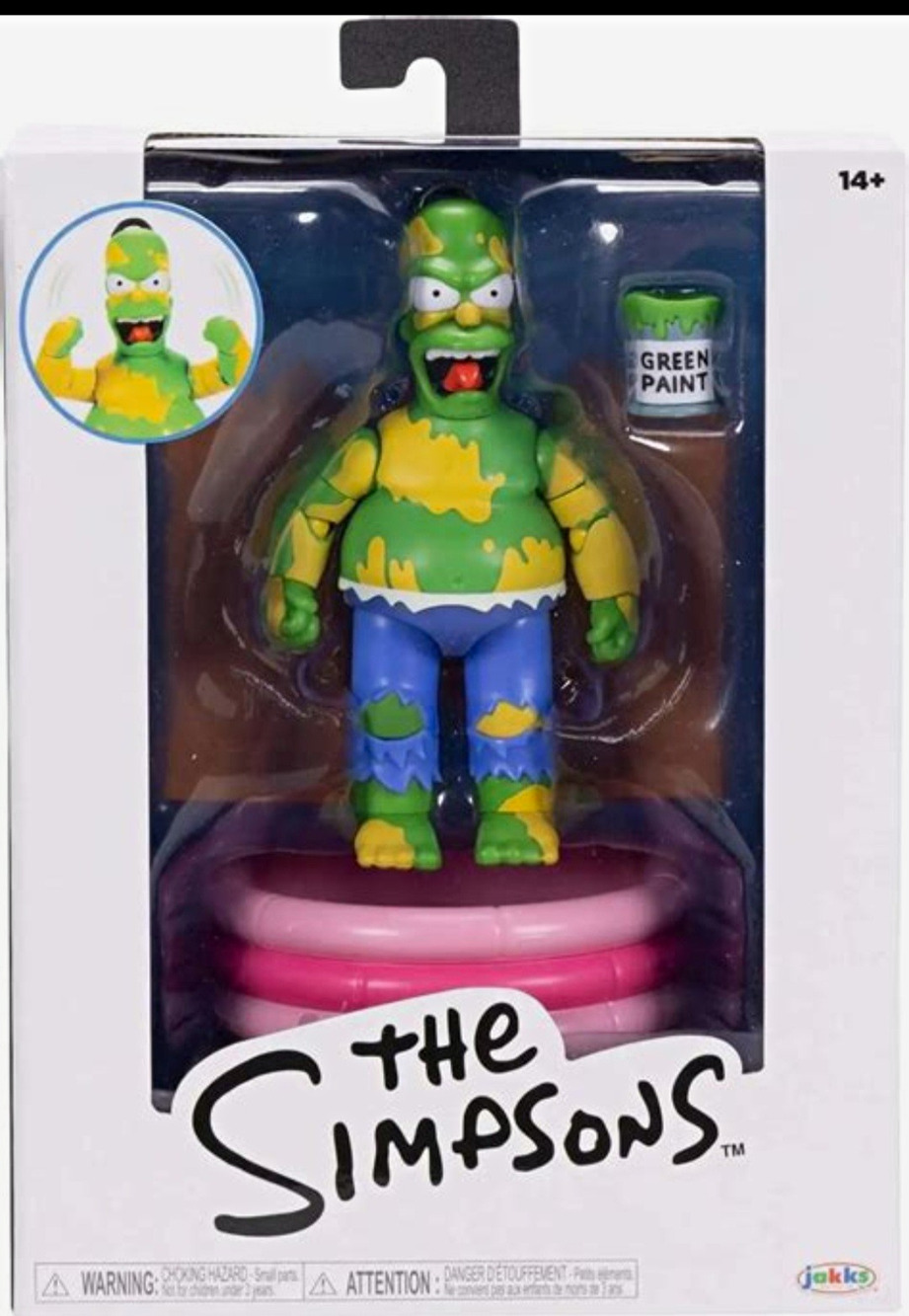 The Simpsons Furious Homer 5" JAKKS Pacific 17552 NEW Sealed Action Figure